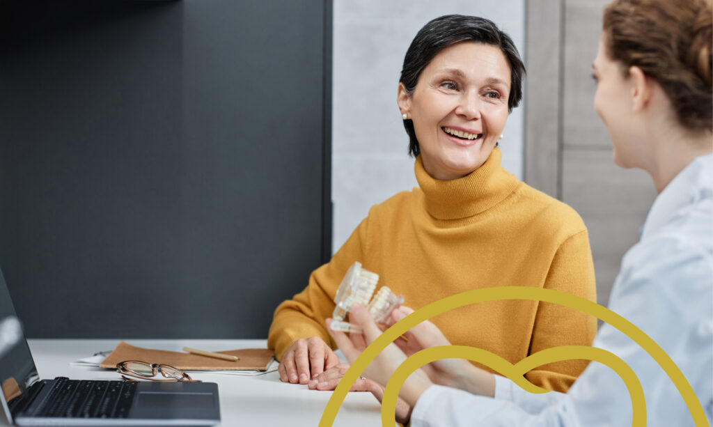 Restore you smile with dental implants.