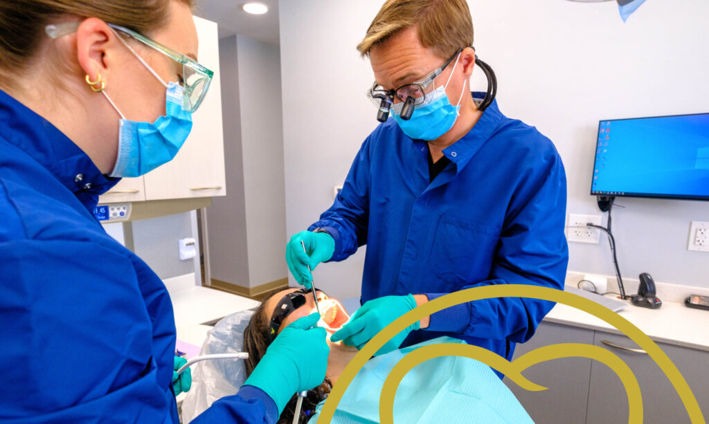 doctor and team member treat patient